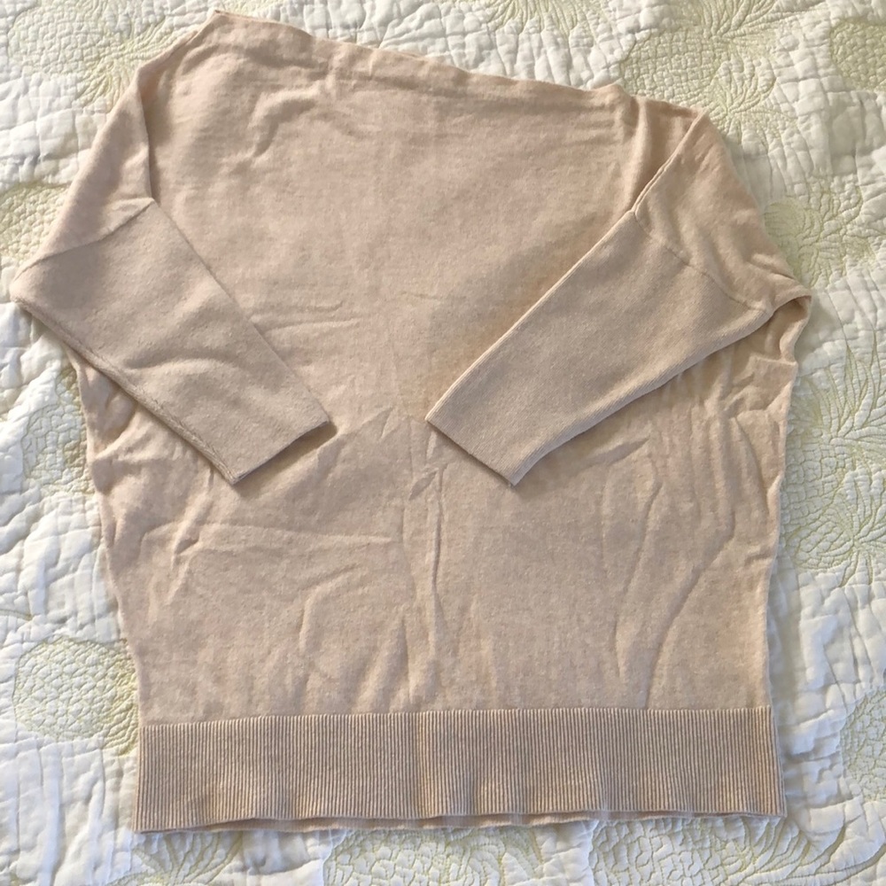 Off one shoulder sweater